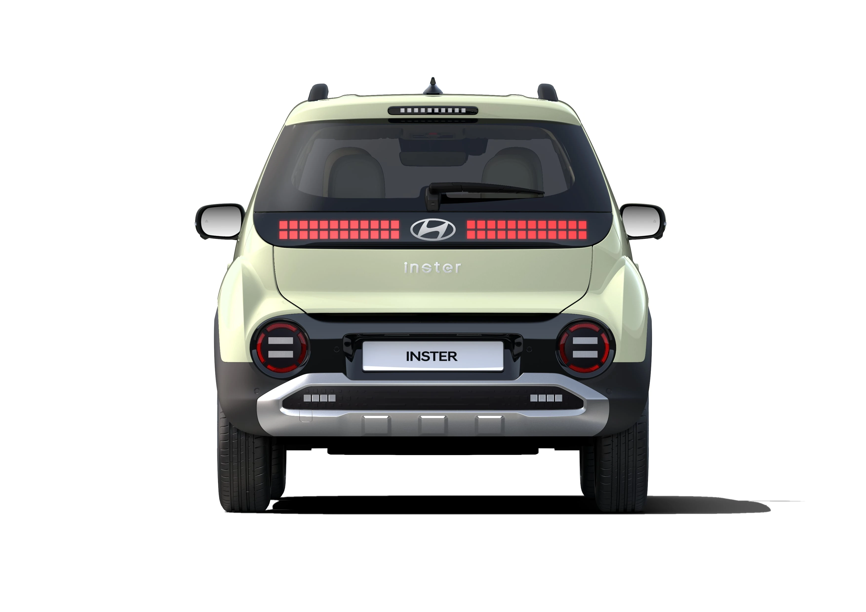Hyundai INSTER 2024 Exterior SHOT03 Rear Lights On